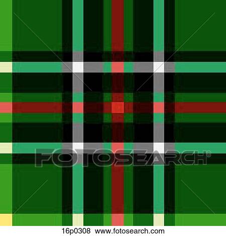 Clip Art - Newfoundland Tartan. Fotosearch