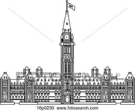 Clipart - Parliament simple. Fotosearch