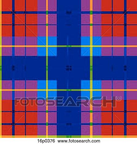 Clip Art - Quebec Tartan. Fotosearch