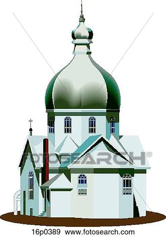 Clip Art - Ukranian Church. Fotosearch