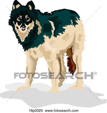 Clipart - Wolf. Fotosearch