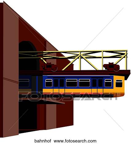 Clipart - BAHNHOFgif, BAHNHOF. Fotosearch