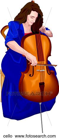 CELLOgif, CELLO View Large Clip Art Graphic Clipart - CELLOgif, CELLO. Fotosearch