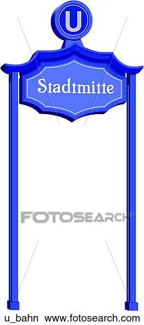 Clipart - U_BAHNgif, U_BAHN. Fotosearch