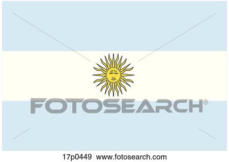 Argentina- Bandera View Large Clip Art Graphic Clip Art - Argentina- Bandera. Fotosearch