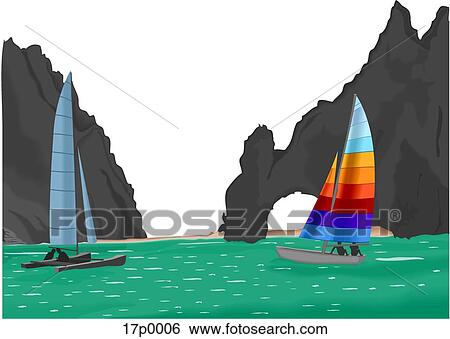 Clip Art - Cabo San Lucas. Fotosearch