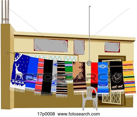 Clip Art - Casa de Pueblo. Fotosearch