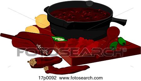 Chili View Large Clip Art Graphic Clipart - Chili. Fotosearch