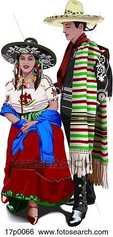 Clip Art - China y Charro. Fotosearch