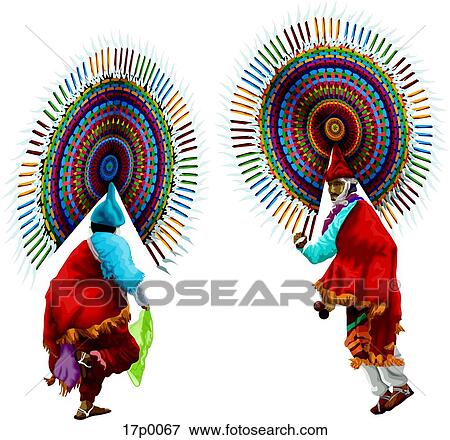 Clip Art - Danza De Los Quetzales. Fotosearch