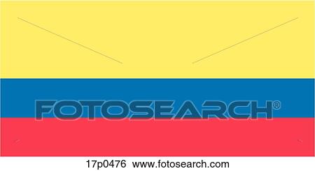 Clip Art - Ecuador- Bandera Civil. Fotosearch