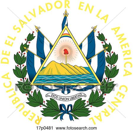 El Salvador- Escudo View Large Clip Art Graphic Clipart - El Salvador- Escudo. Fotosearch
