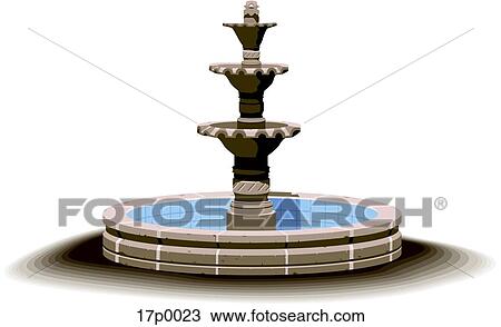 Clipart - Fuente de Cantera. Fotosearch