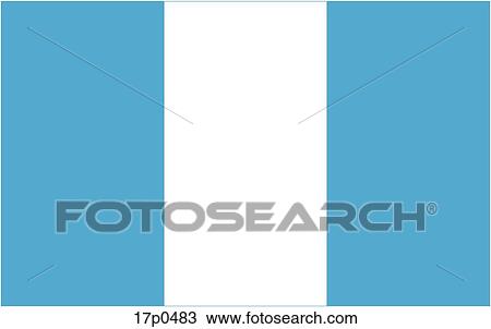 Clipart - Guatemala- Bandera Civil. Fotosearch