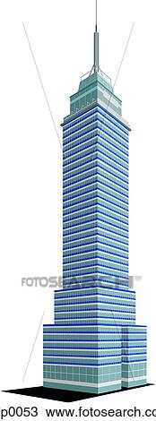 Torre Latinoamericana View Large Clip Art Graphic Clipart - Torre Latinoamericana. Fotosearch