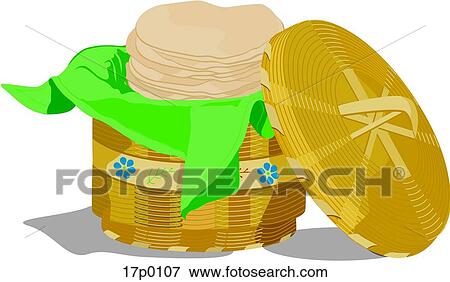 Clip Art - Tortillas. Fotosearch
