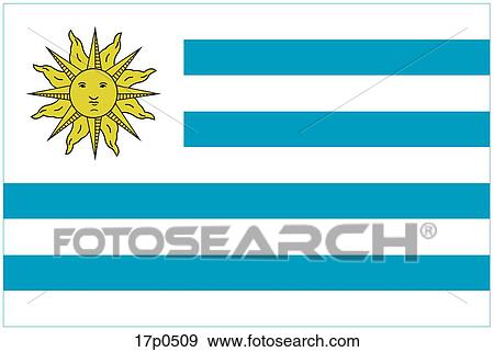 Clip Art - Uruguay- Bandera. Fotosearch