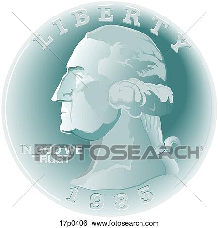 US 25 Cents View Large Clip Art Graphic Clip Art - US 25 Cents. Fotosearch