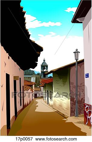 Valle de Bravo View Large Clip Art Graphic Clip Art - Valle de Bravo. Fotosearch