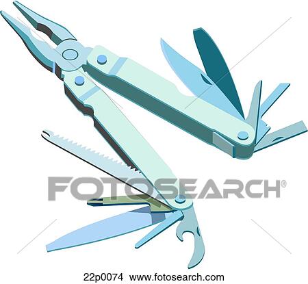 Clipart - all-purpose knife. Fotosearch