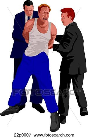 Clip Art - arrest. Fotosearch
