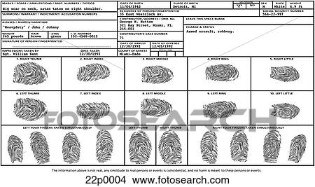 arrest form View Large Clip Art Graphic Clipart - arrest form. Fotosearch