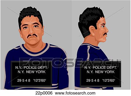 Clip Art - arrest photo. Fotosearch