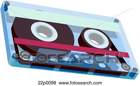 Clip Art - audio cassette. Fotosearch