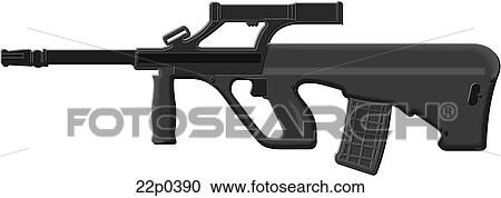 austria-steyr aug View Large Clip Art Graphic Clipart - austria-steyr aug. Fotosearch