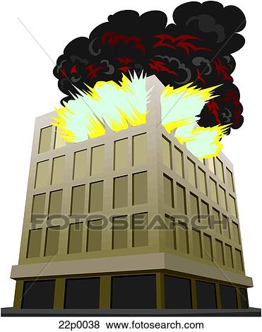 building-exploding View Large Clip Art Graphic Clip Art - building-exploding. Fotosearch