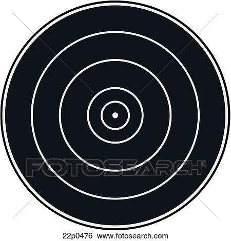 Clip Art - bullÆs-eye target-new. Fotosearch