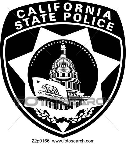 california state police View Large Clip Art Graphic Clip Art - california state police. Fotosearch