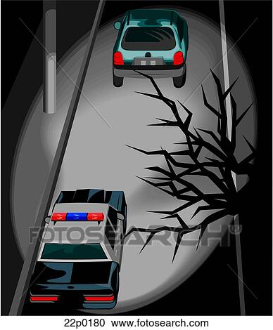 car chase View Large Clip Art Graphic Clipart - car chase. Fotosearch
