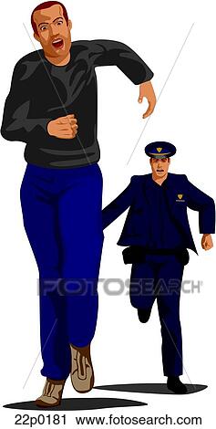 Clipart - chasing. Fotosearch