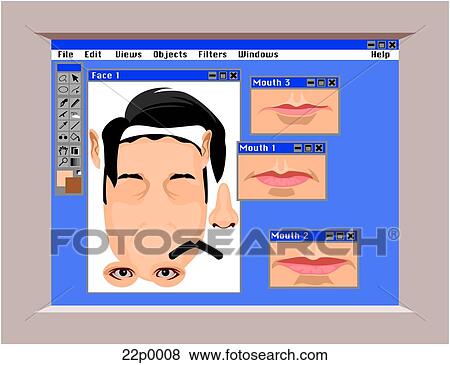criminal composite View Large Clip Art Graphic Clip Art - criminal composite. Fotosearch