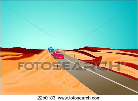 desert pursuit View Large Clip Art Graphic Clipart - desert pursuit. Fotosearch