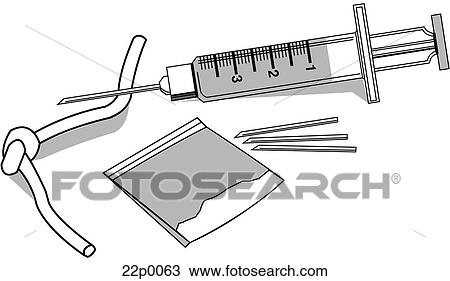 Clipart - drugs-heroin. Fotosearch