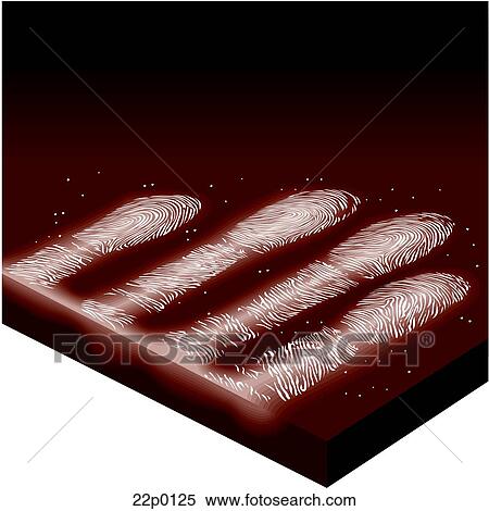 Clipart - fingerprints. Fotosearch