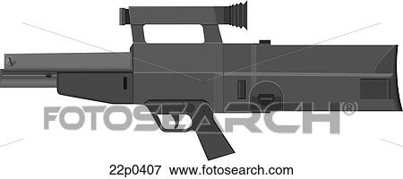 Clip Art - germany-gewehr g11. Fotosearch