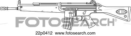 germany-gewehr hk 41 View Large Clip Art Graphic Clipart - germany-gewehr hk 41. Fotosearch