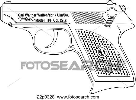germany-walther ppk View Large Clip Art Graphic Clip Art - germany-walther ppk. Fotosearch