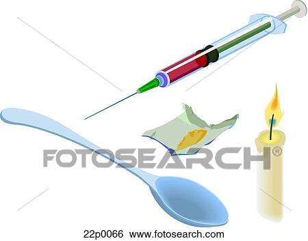heroin items View Large Clip Art Graphic Clip Art - heroin items. Fotosearch