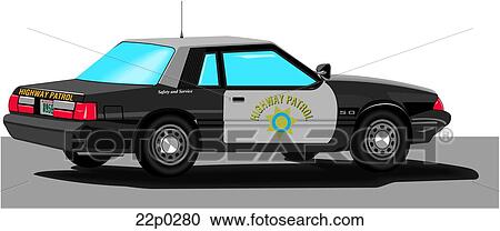 highway patrol car 2 View Large Clip Art Graphic Clipart - highway patrol car 2. Fotosearch