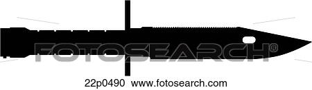 hunting knife icon View Large Clip Art Graphic Clipart - hunting knife icon. Fotosearch