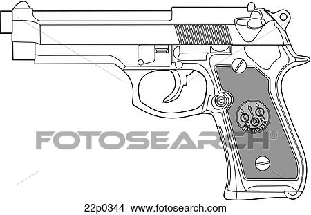 italy-beretta m9 View Large Clip Art Graphic Clipart - italy-beretta m9. Fotosearch