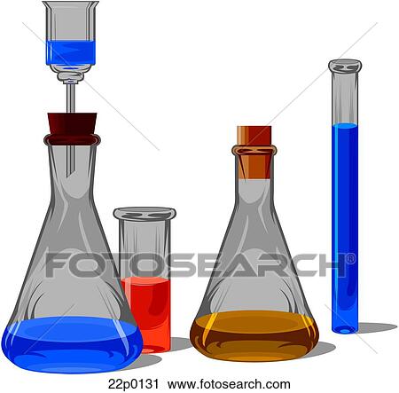 Clipart - lab equipment. Fotosearch