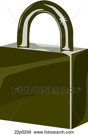 lock View Large Clip Art Graphic Clip Art - lock. Fotosearch