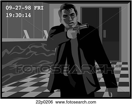 man w gun 4 View Large Clip Art Graphic Clip Art - man w gun 4. Fotosearch