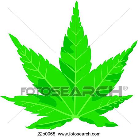marijuana leaf (l) View Large Clip Art Graphic Clip Art - marijuana leaf (l). Fotosearch