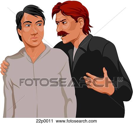 Clipart - on parole-bad company. Fotosearch